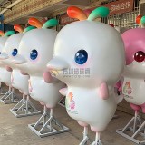 十五運會和殘?zhí)貖W會吉祥物公仔雕塑